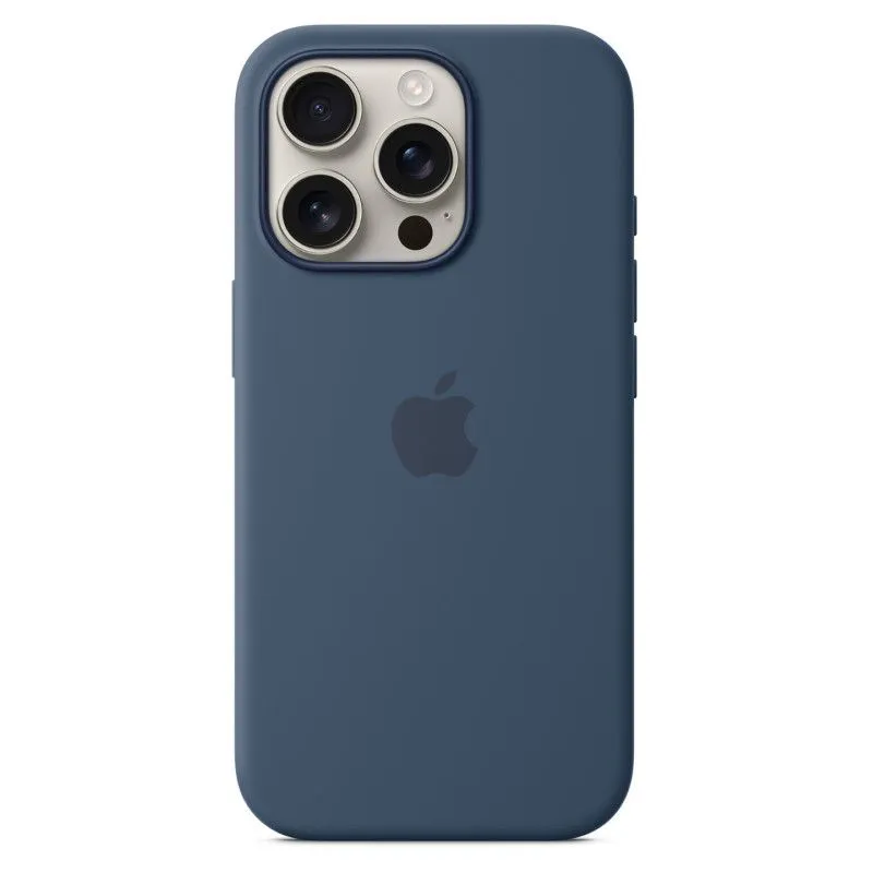 Силиконовый чехол MagSafe для iPhone 16 Pro Денимphoto1