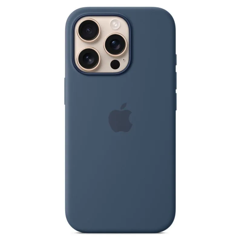 Силиконовый чехол MagSafe для iPhone 16 Pro Денимphoto0