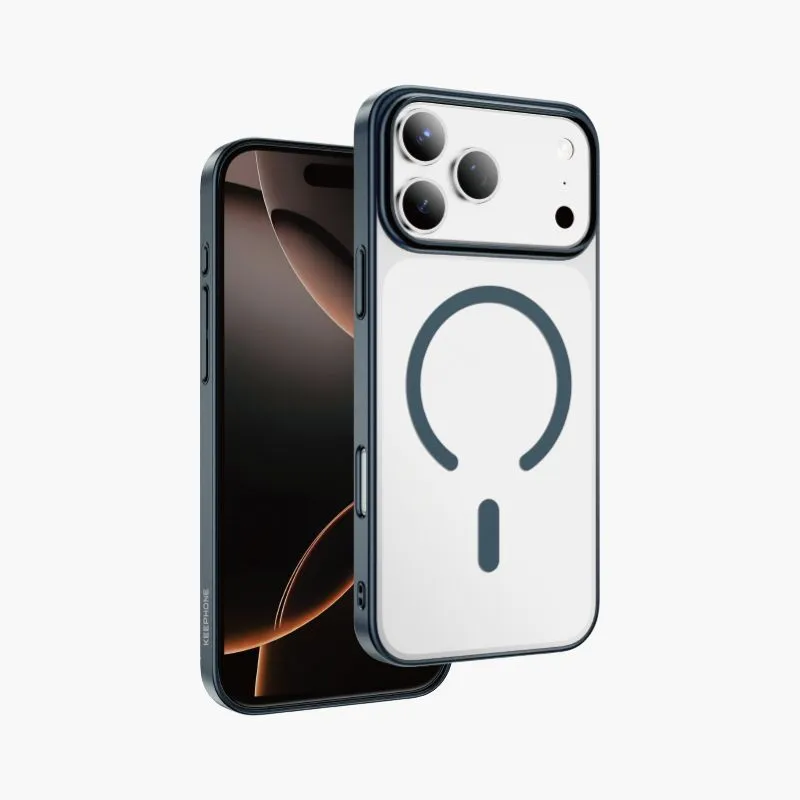 Чехол защитный KEEPHONE SKINGRIP с ремешком для iPhone 17 Pro Max / iPhone 18 Pro Max, темно-синийphoto0