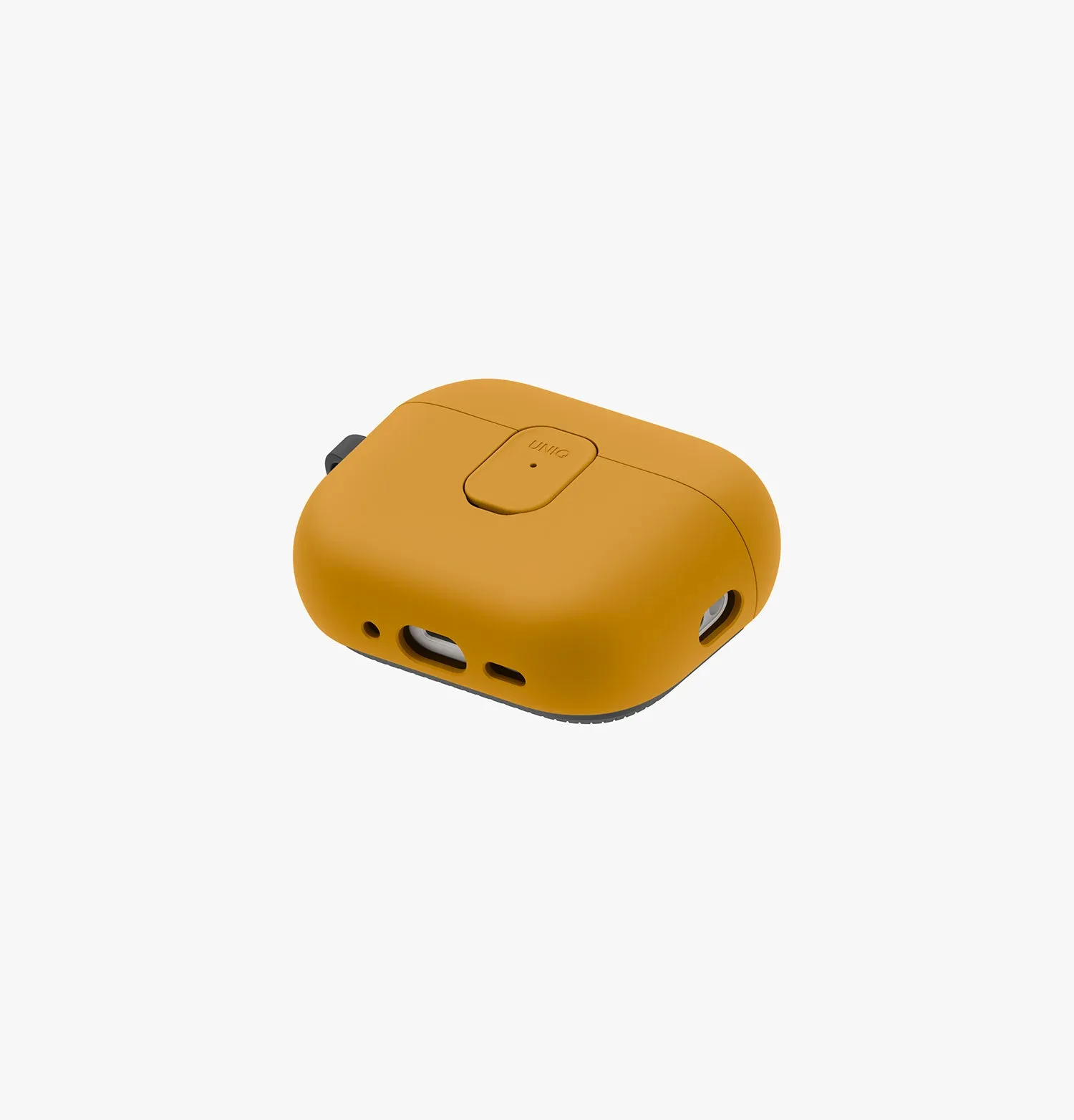 Чехол UNIQ Clyde для AirPods Pro (3rd Gen), серый / желтый (Racingyellow Darkgrey)photo3