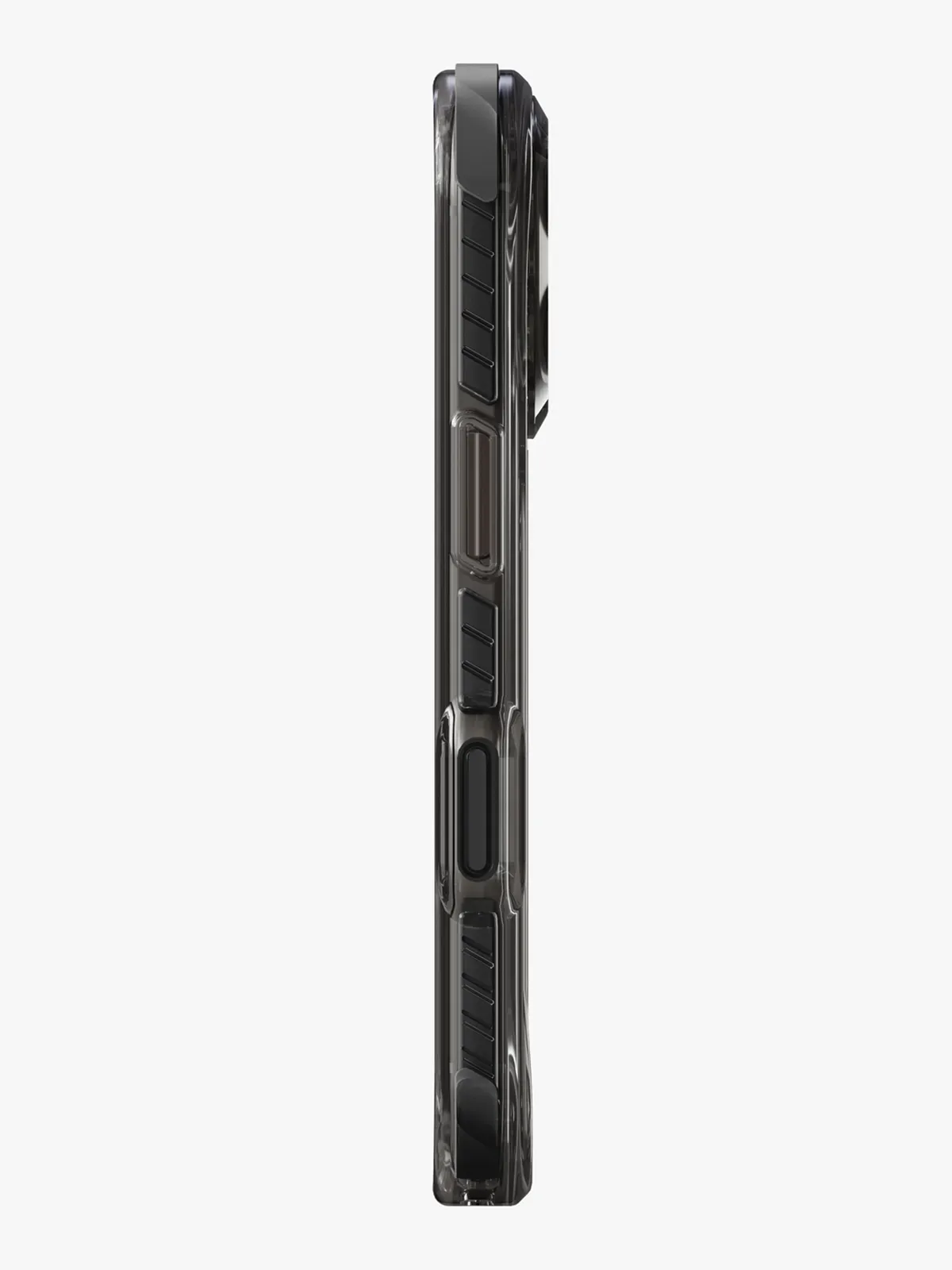 Чехол Uniq на iPhone 17 Pro, Combat Magsafe, с экстремально усиленной защитой углов, с технологией ShockSorb, прозрачно-черныйphoto2