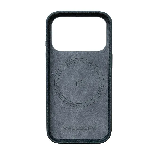 Чехол Magssory Eco-Leather Case для iPhone 17 Pro, полночьphoto4