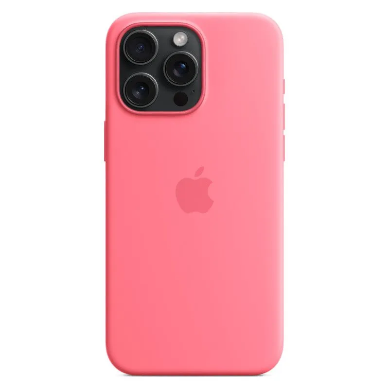 Силиконовый чехол MagSafe для iPhone 15 Pro Max Розовыйphoto2