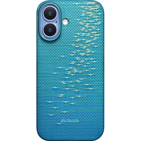 Ультра тонкий чехол Pitaka (PitaTap™) для iPhone 17, Голубойphoto2