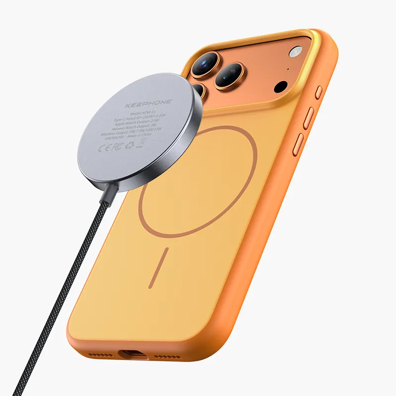 Чехол защитный KEEPHONE SUMEE для iPhone 17 Pro / iPhone 18 Pro, космический оранжевыйphoto4