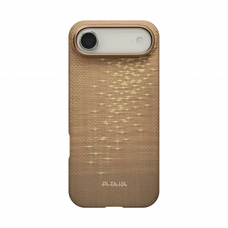Ультра тонкий чехол Pitaka (PitaTap™) для iPhone 17 Air, Золотойphoto1