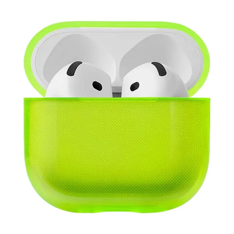 Защитный пластиковый чехол uBear Tone для AirPods 4/5 Лаймphoto2