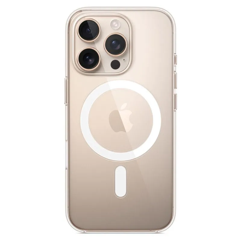 Пластиковый прозрачный чехол MagSafe для iPhone 16 Prophoto0