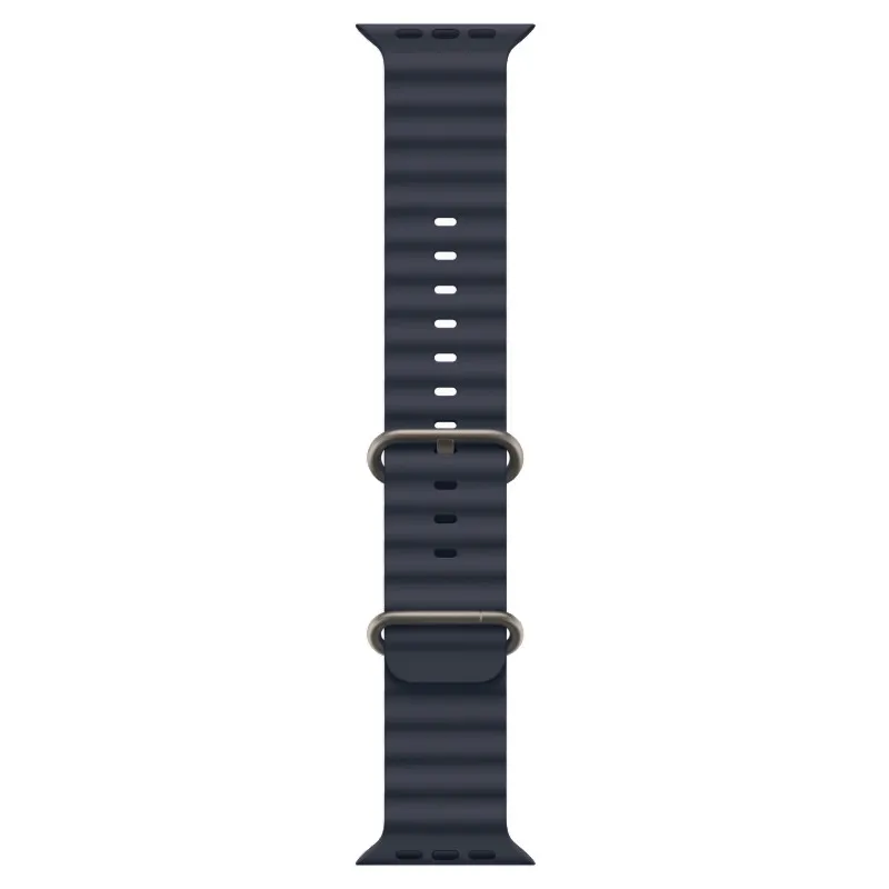 Apple Watch Ultra 2024 GPS + Cellular, 49 мм корпус из титана цвета Черный титан, ремешок Ocean темно-синего цветаphoto3