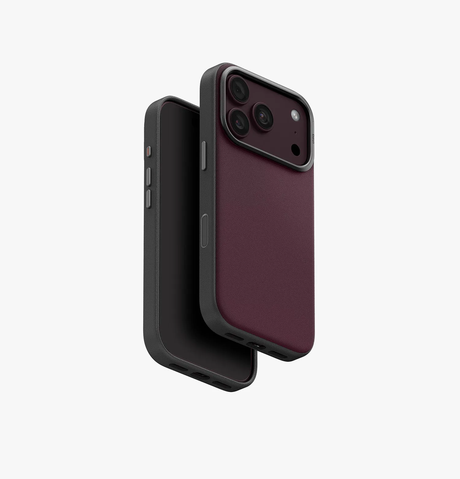 Чехол UNIQ Lyden DS для iPhone 18 Pro, бордовый (deep maroon)photo0