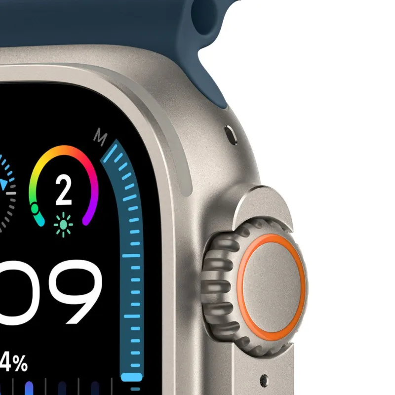 Apple Watch Ultra 2023 GPS + Cellular, 49 мм корпус из титана, ремешок Ocean синего цветаphoto2