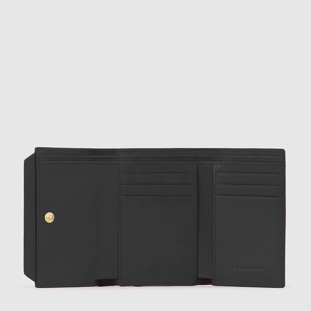 Женский кошелёк из кожи, 6 карт, RFID-защита Piquadro PD5216W92R/N, чёрныйphoto3