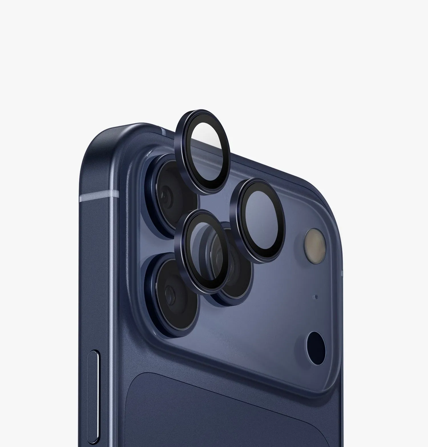 Защита камеры UNIQ Optix AluGuard Aluminum для iPhone 17 Pro & iPhone 17 Pro Max, синий (navy)photo0