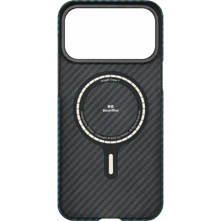 Ультра тонкий чехол Pitaka iPhone 17 Pro, Синийphoto6