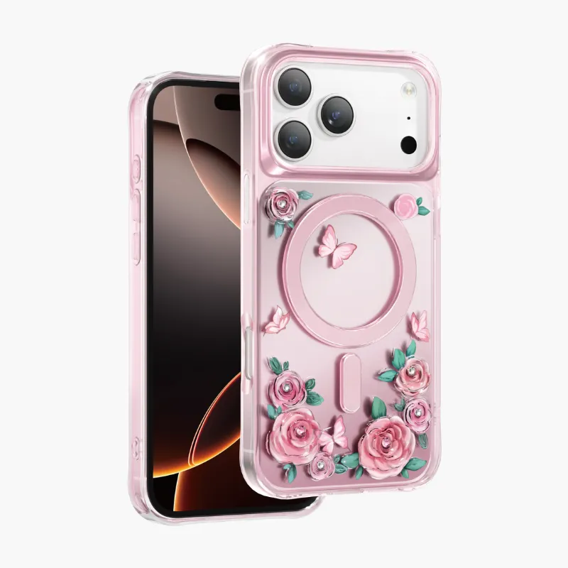 Чехол защитный KEEPHONE ROSELAND для iPhone 17 Pro / iPhone 18 Pro, фиолетовыйphoto1