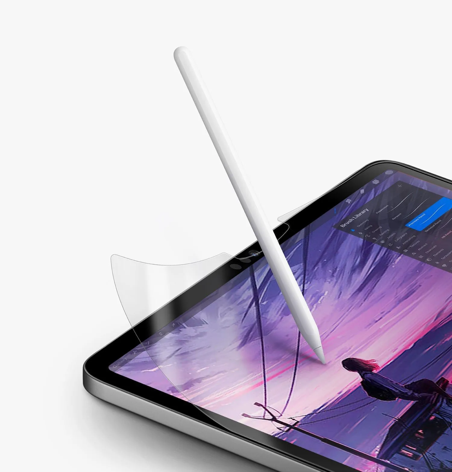 Защитная плёнка UNIQ Optix Paper-Sketch для iPad mini (6th Gen & 7th Gen)photo2