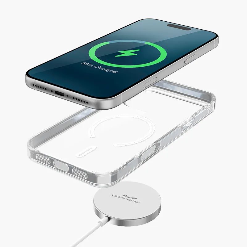 Чехол защитный KEEPHONE GLAZE для iPhone 17 Pro / iPhone 18 Pro, прозрачныйphoto4