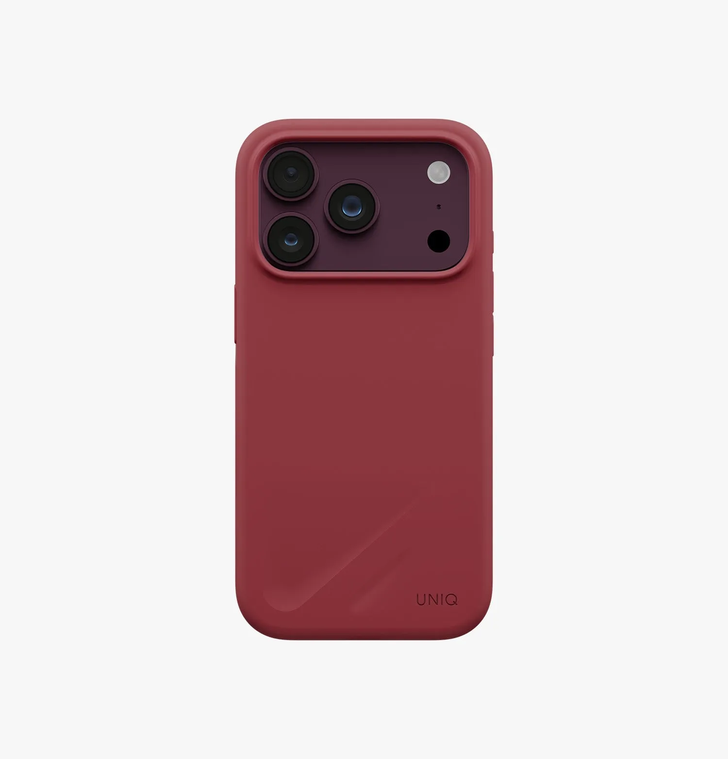 Чехол UNIQ Lino для iPhone 18 Pro, бордовый (cranberry red)photo11