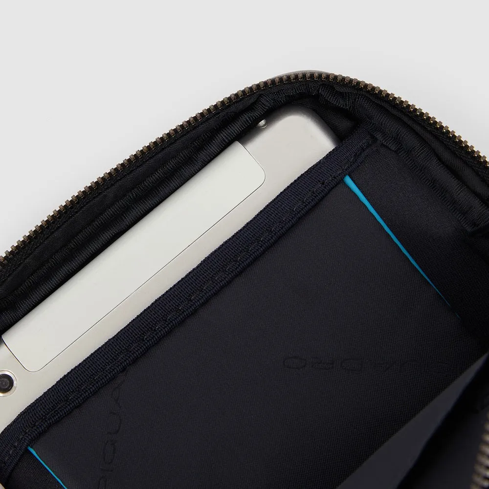 Кожаная сумка через плечо для iPad mini Piquadro CA3084MOS/BLU, синийphoto4