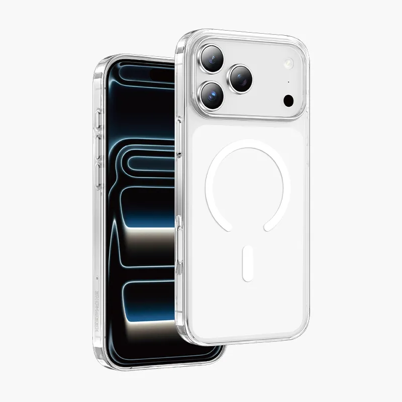 Чехол защитный KEEPHONE GLAZE для iPhone 17 Pro / iPhone 18 Pro, прозрачныйphoto0