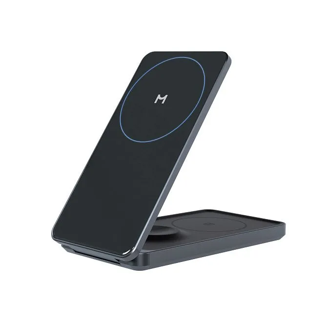 Беспроводное зарядное устройство Magssory Flip 3 в 1 Blackphoto0
