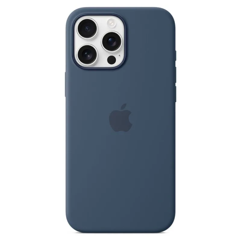 Силиконовый чехол MagSafe для iPhone 16 Pro Max Денимphoto0