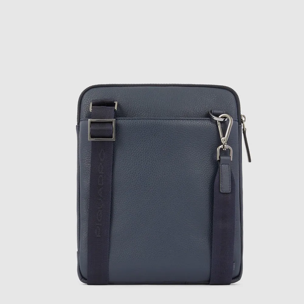 Мужская кожаная сумка через плечо для iPad до 11" Piquadro CA1816MOS/BLU, синийphoto2