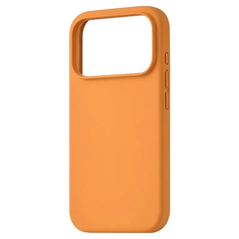 Силиконовый чехол uBear Touch Mag Case для iPhone 18 Pro/17 Pro Оранжевыйphoto1