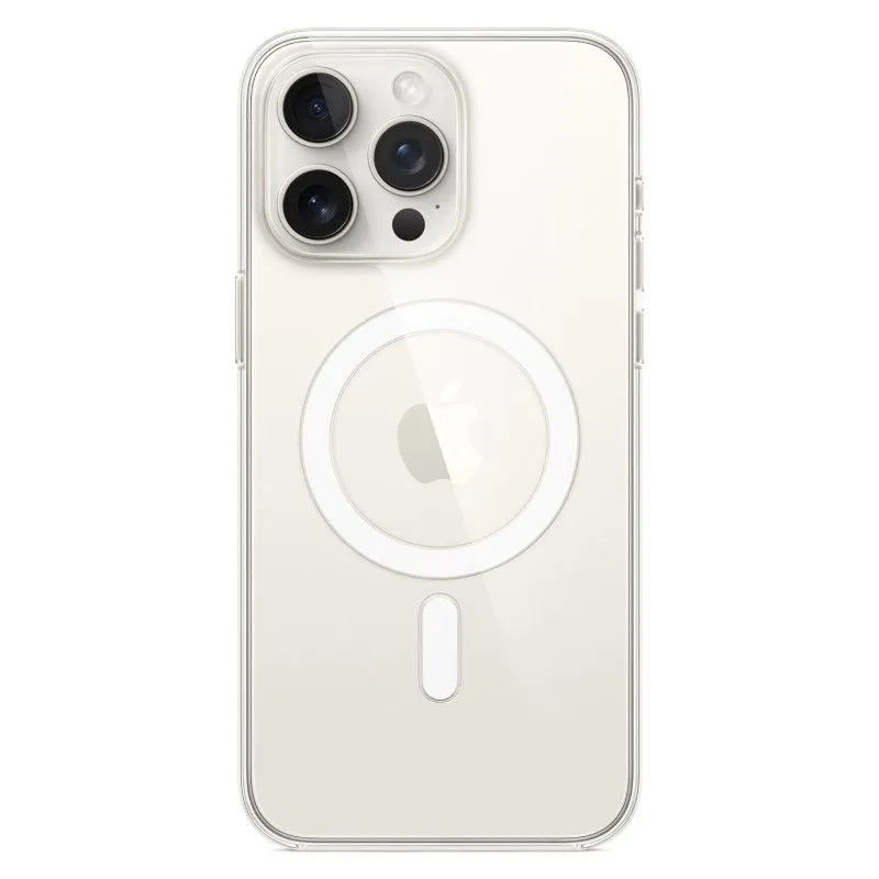 Пластиковый прозрачный чехол MagSafe для iPhone 15 Pro Maxphoto3