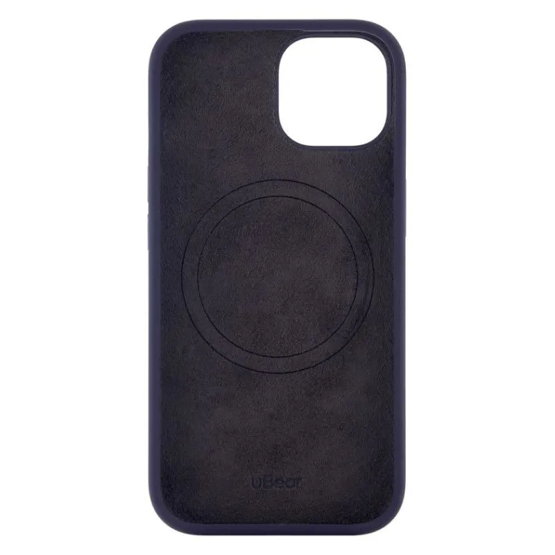 Силиконовый чехол uBear Touch Mag Case для iPhone 15 Plus Темно-Фиолетовыйphoto3