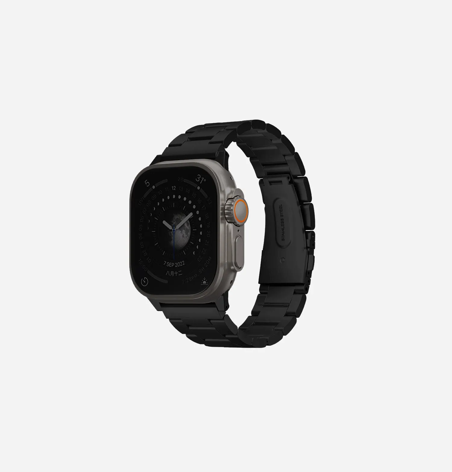 Ремешок UNIQ Osta для Apple Watch 49/46/45/44 мм, черный (Black)photo0