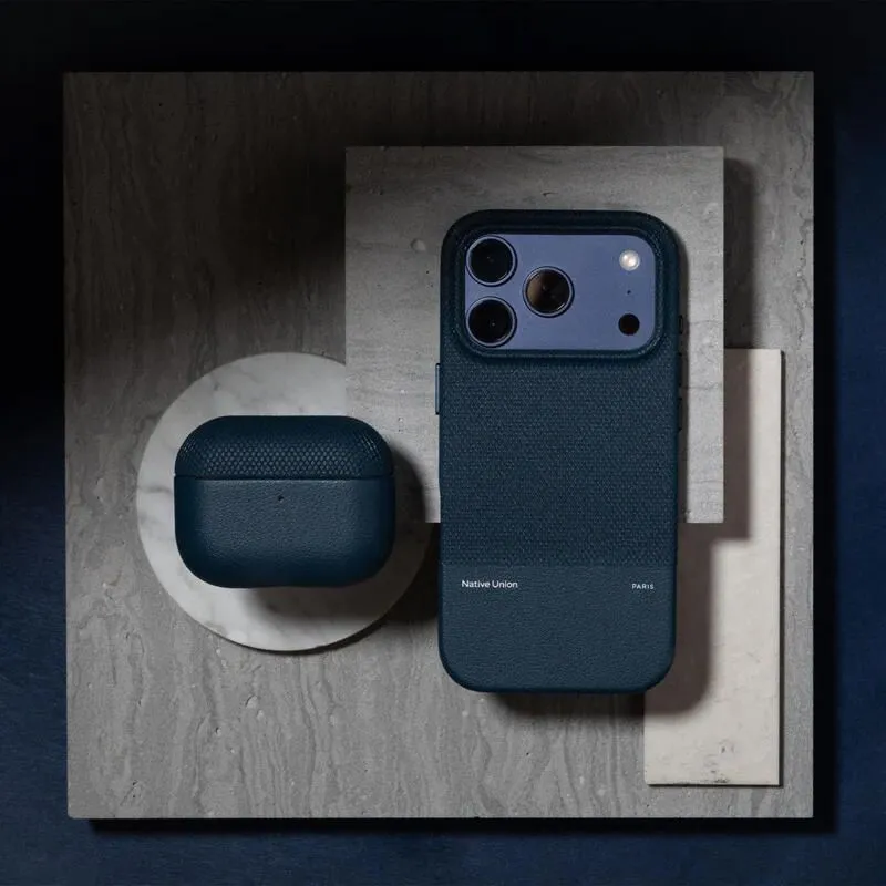 Кожаный чехол Native Union (RE)Classic Case для AirPods Pro 3 Синийphoto3