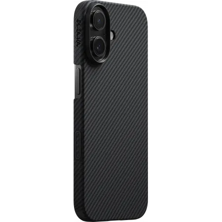 Ультра тонкий чехол Pitaka для iPhone 17, Черныйphoto0