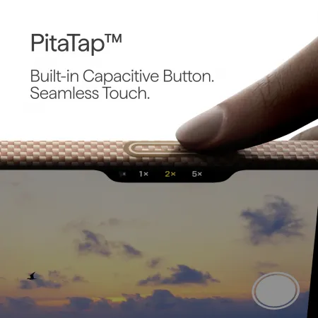 Ультра тонкий чехол Pitaka (PitaTap™) для iPhone 17 Pro, Золотойphoto4