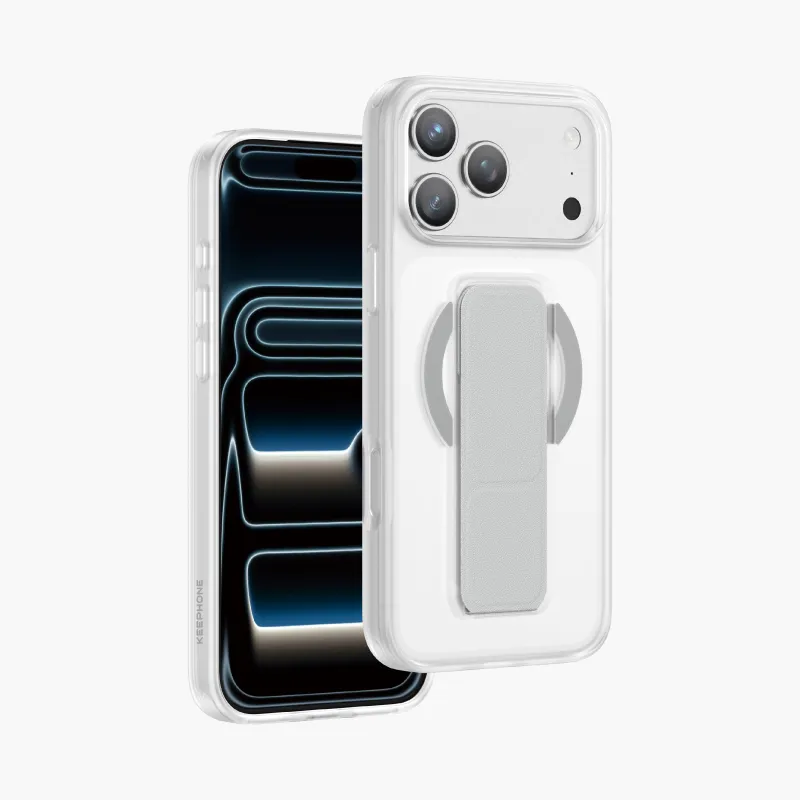 Чехол защитный KEEPHONE STANTA для iPhone 17 Pro / iPhone 18 Pro, черныйphoto1