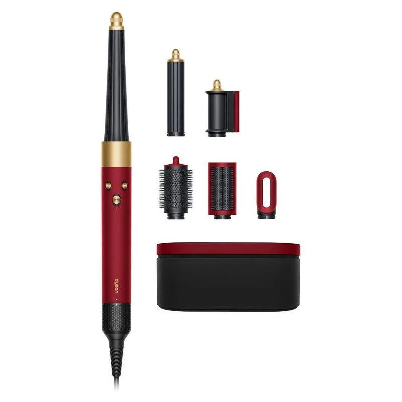 Стайлер Dyson Airwrap Complete Long  i.d. HS08 (Straight+Wavy) для прямых волос Красный бархат/Золотоphoto0