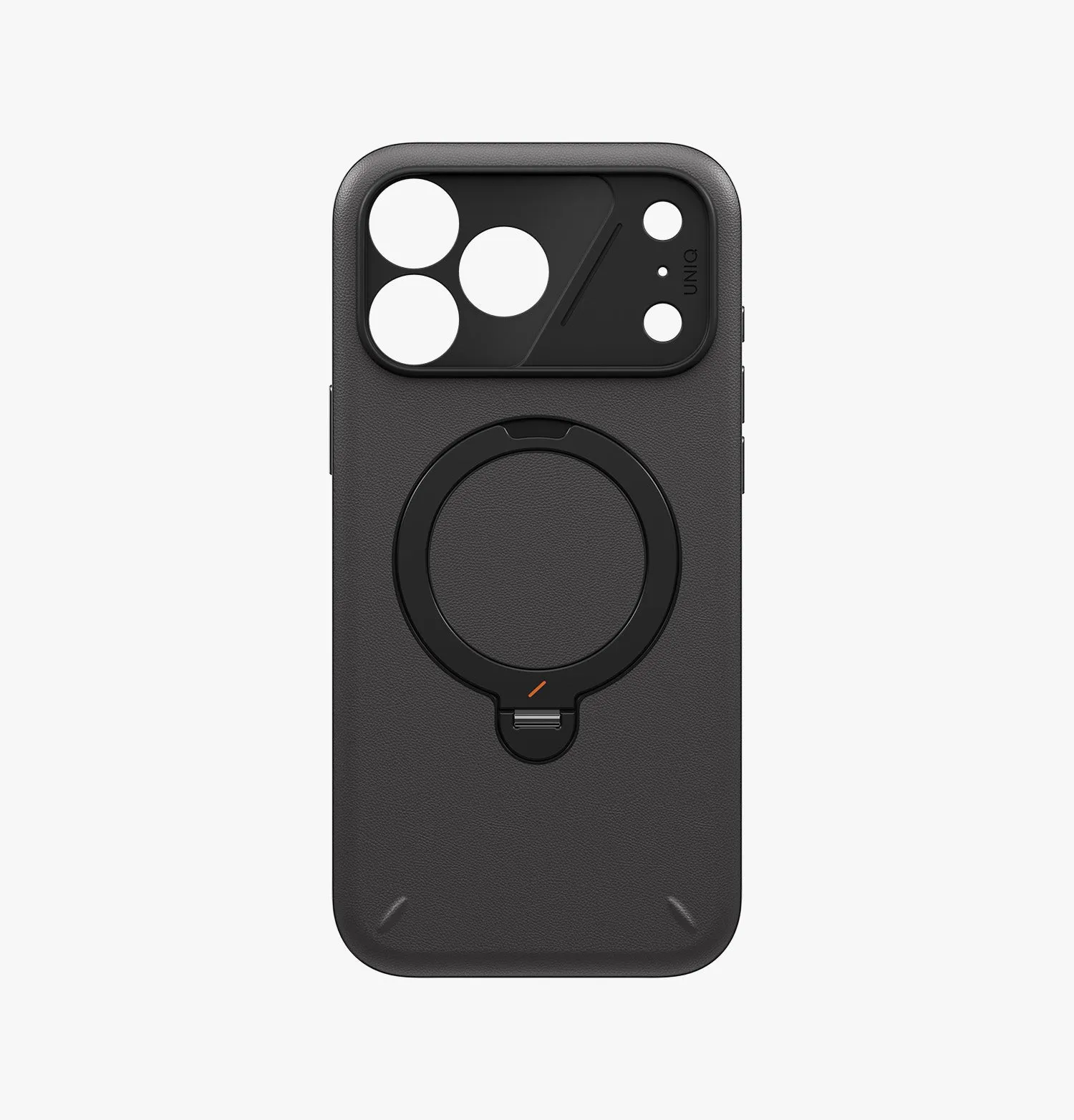 Чехол UNIQ Elix 360 Kickstand Leather для iPhone 18 Pro Max, черный (Charcoal Grey)photo22