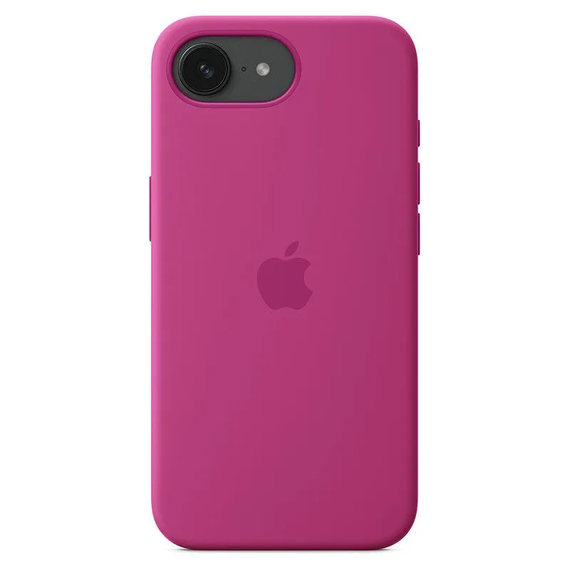 Силиконовый чехол для iPhone 16e/17e Фуксияphoto1