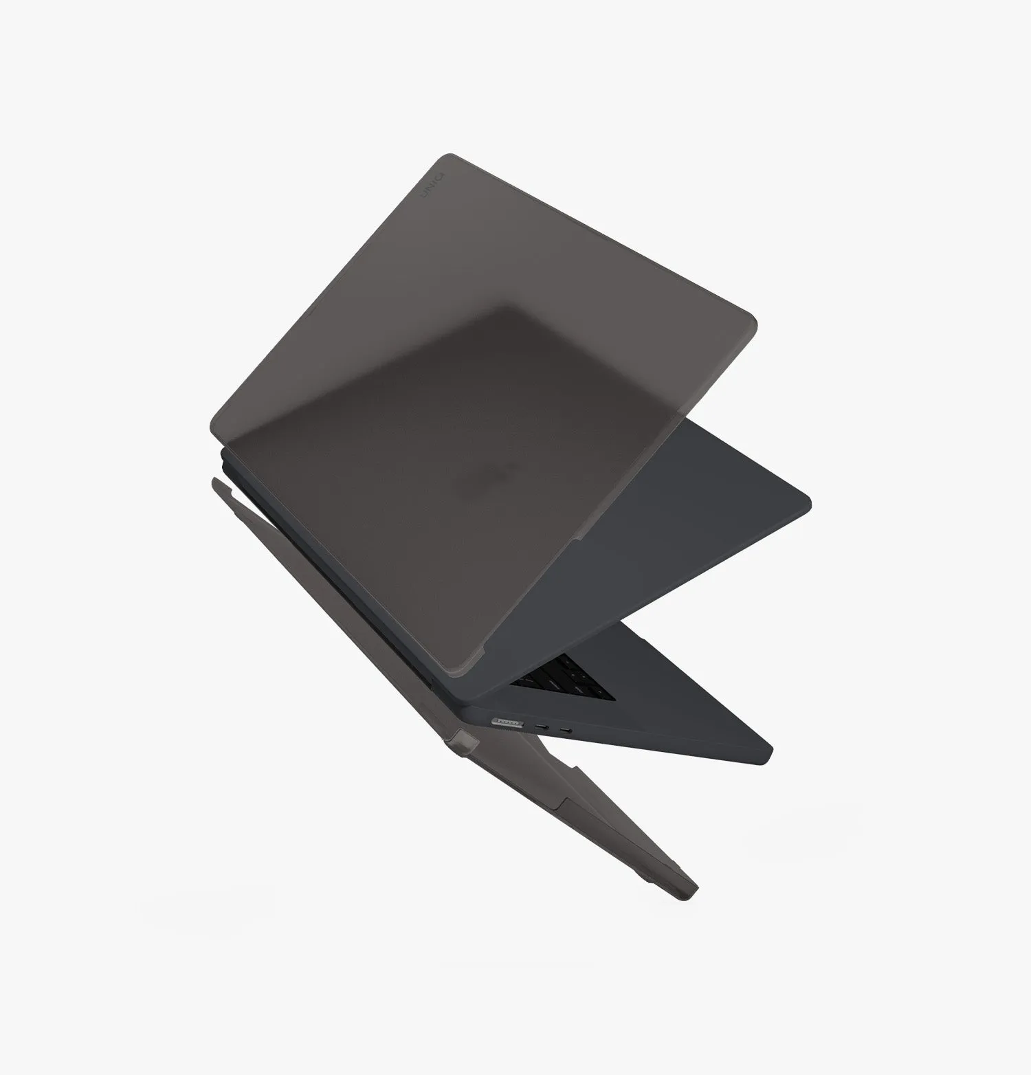 Чехол UNIQ Claro для MacBook Air 15" (M2-M5 2026), серый (Matte Grey)photo1