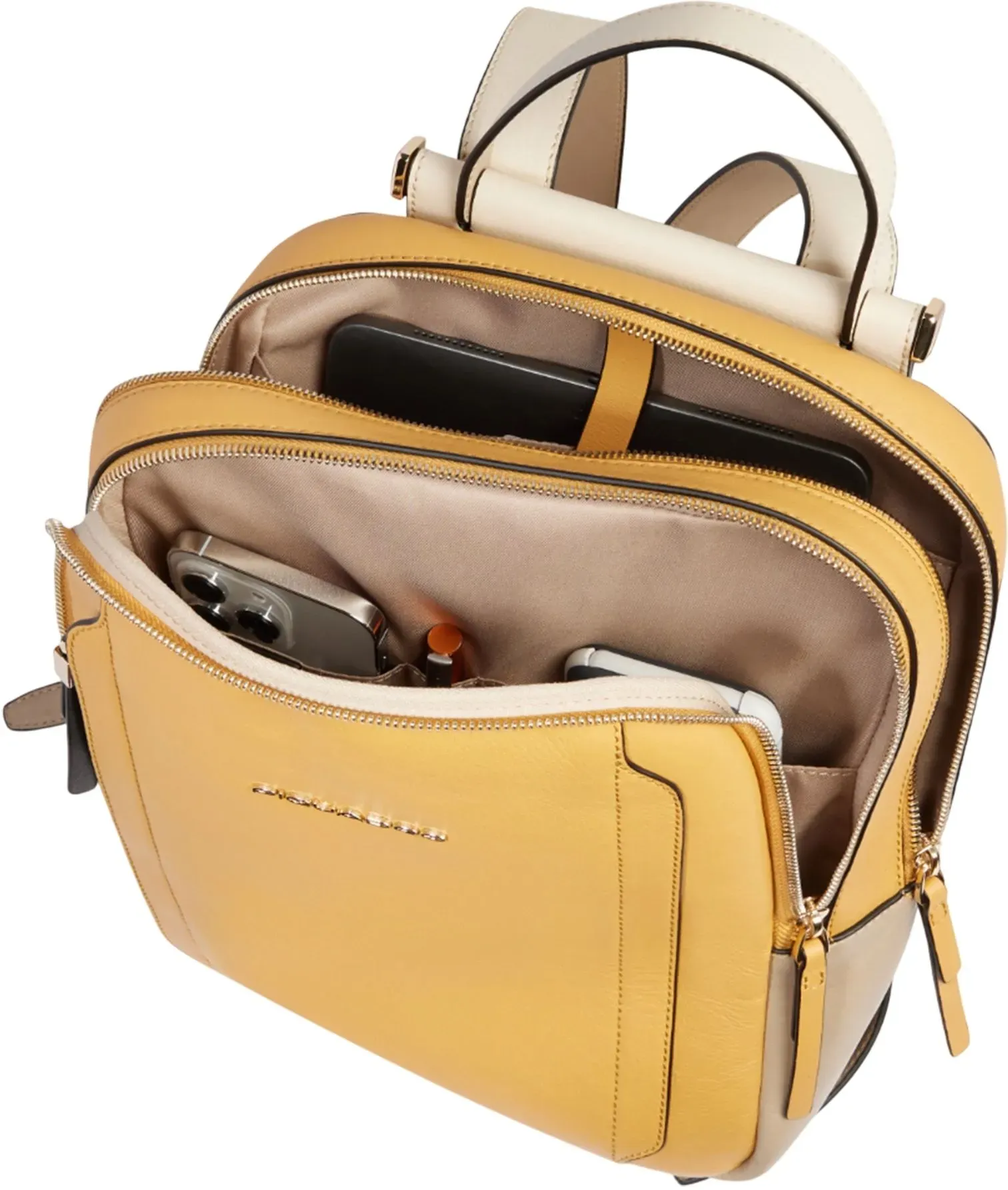 Кожаный рюкзак Piquadro Circle CA5566W92/GBE, желтыйphoto1