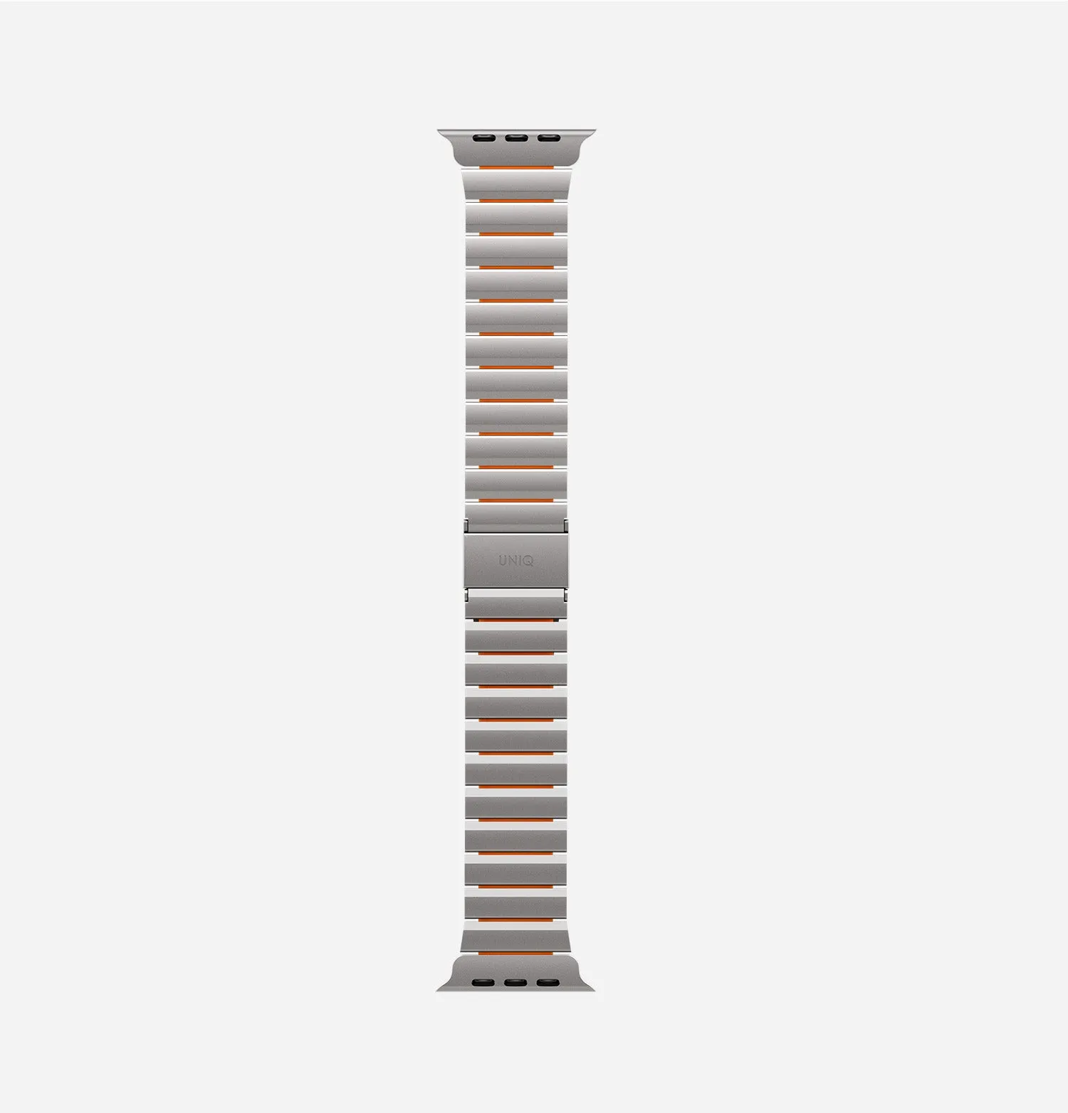 Ремешок UNIQ Strova Flex для Apple Watch 49/46/45/44 мм, черный / оранжевый (Midnightblack Voltorange)photo11