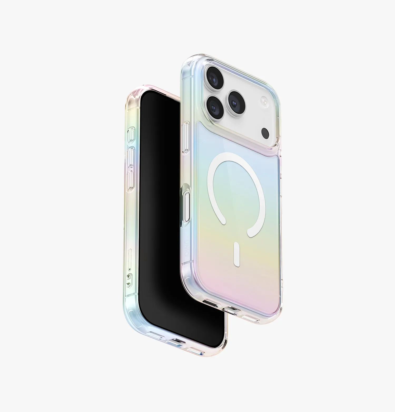Чехол UNIQ Iridescia для iPhone 17 Pro, голографический (Holo Quartz)photo0