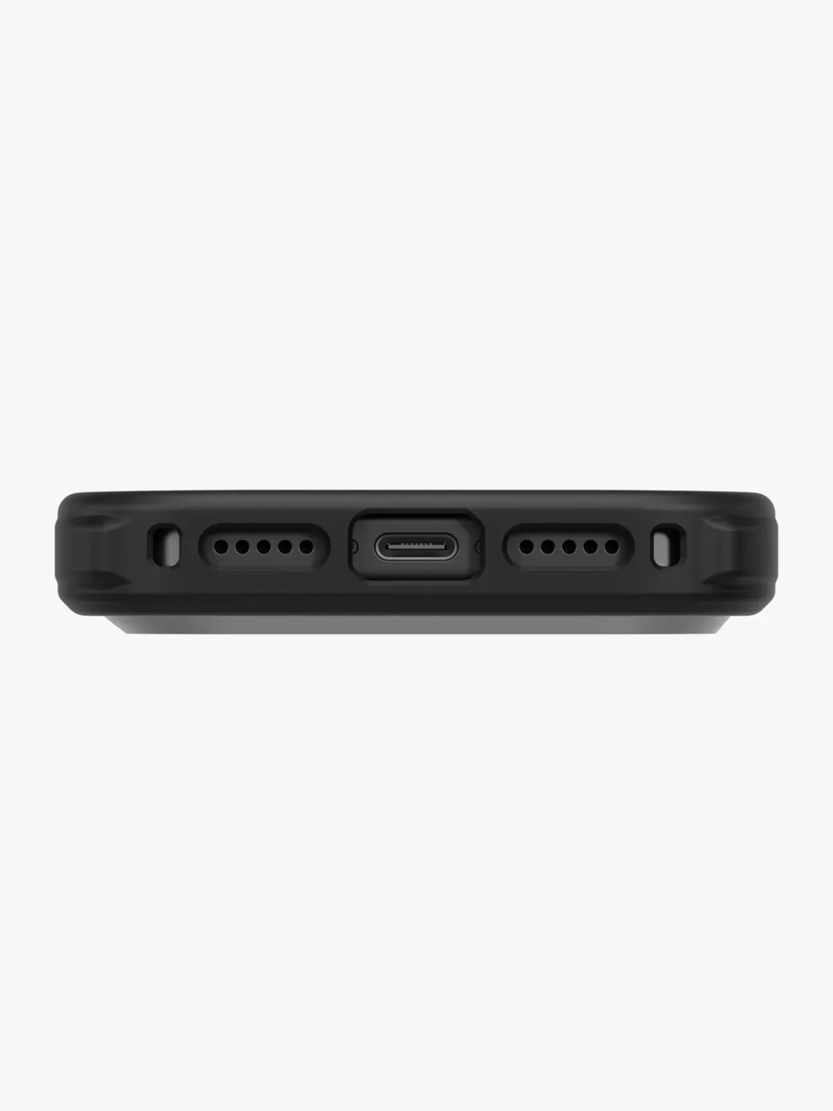 Чехол Uniq на iPhone 17 Pro, KEVA MagSafe, ударопрочный из кевлара, с алюминиевой защитой камеры, матовый под карбон, черныйphoto2