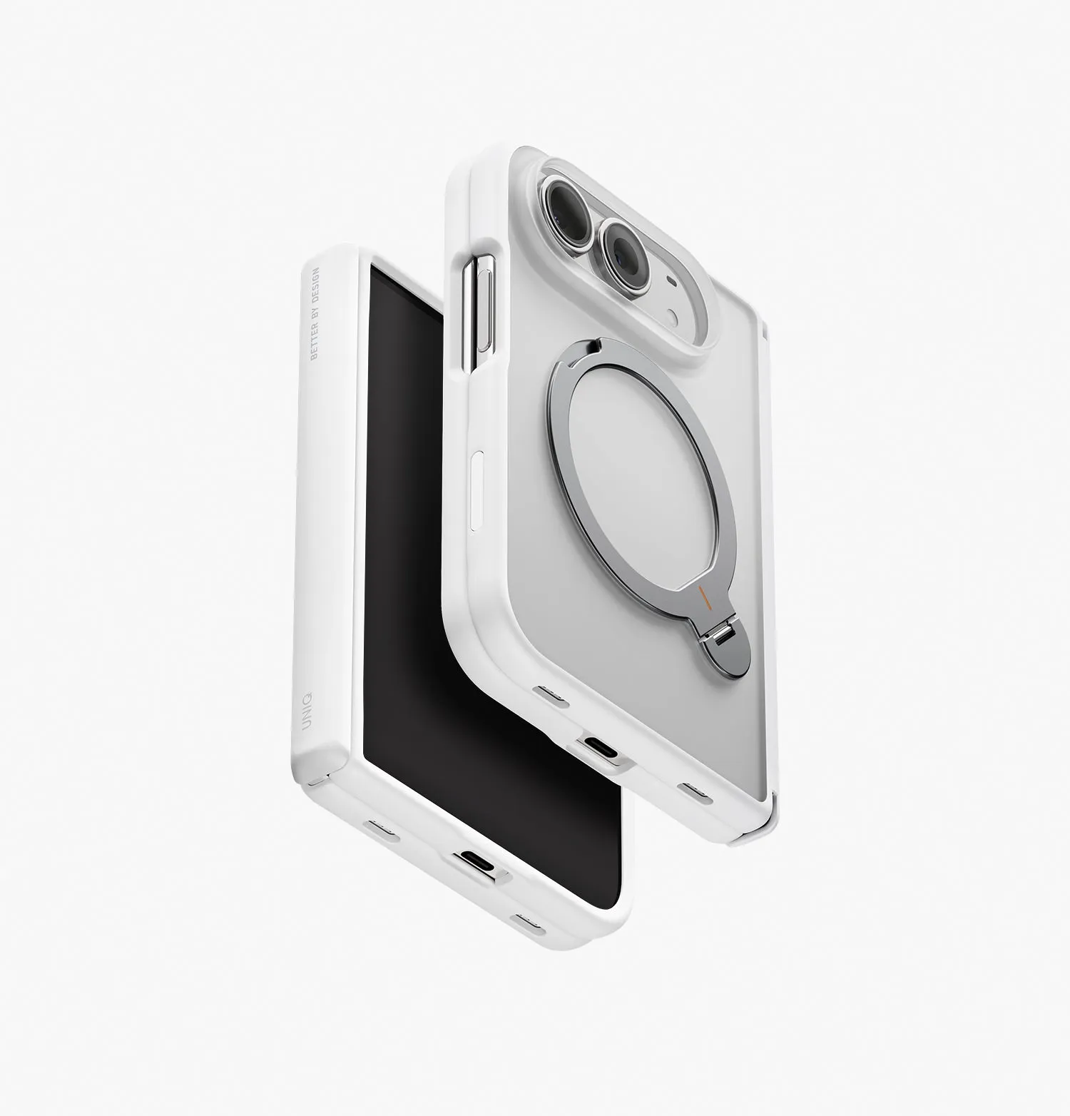 Чехол UNIQ Veren X для iPhone Duo, серый (chalk frost)photo0