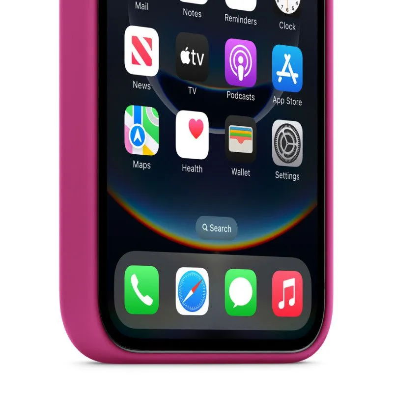 Силиконовый чехол для iPhone 16e/17e Фуксияphoto3
