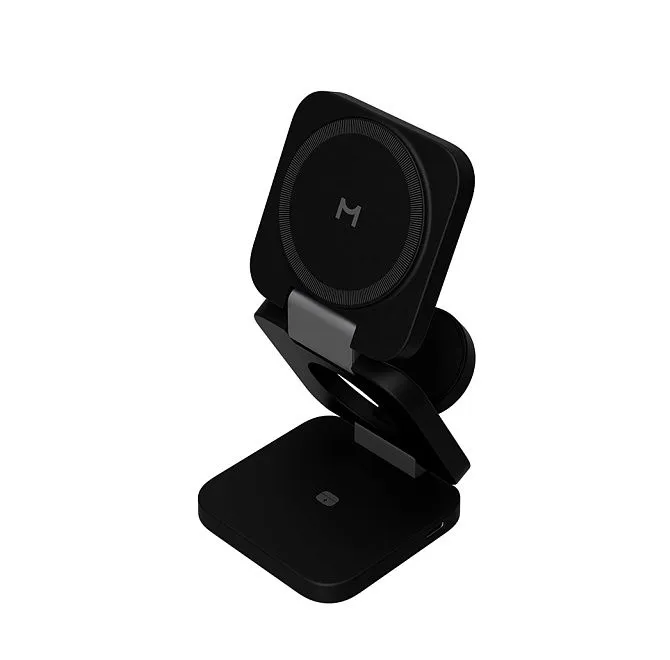 Беспроводное зарядное устройство Magssory Flex 3 в 1 Blackphoto1