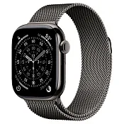 Apple Watch Series 11, 42 мм корпус из титана цвета Темный титан, браслет миланская петля