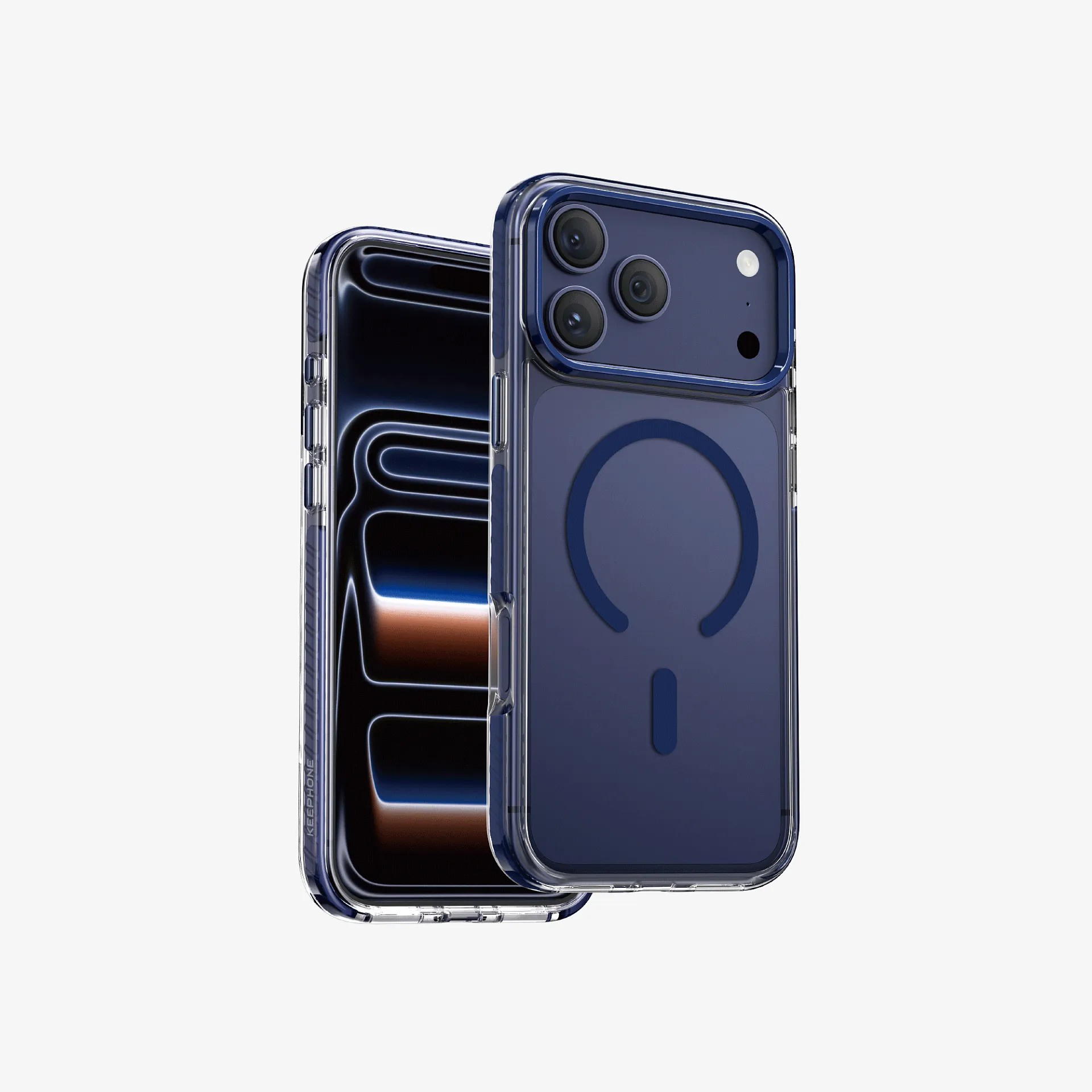 Чехол защитный KEEPHONE SHOCKSTAR для iPhone 17 Pro Max / iPhone 18 Pro Max, темно-синийphoto0