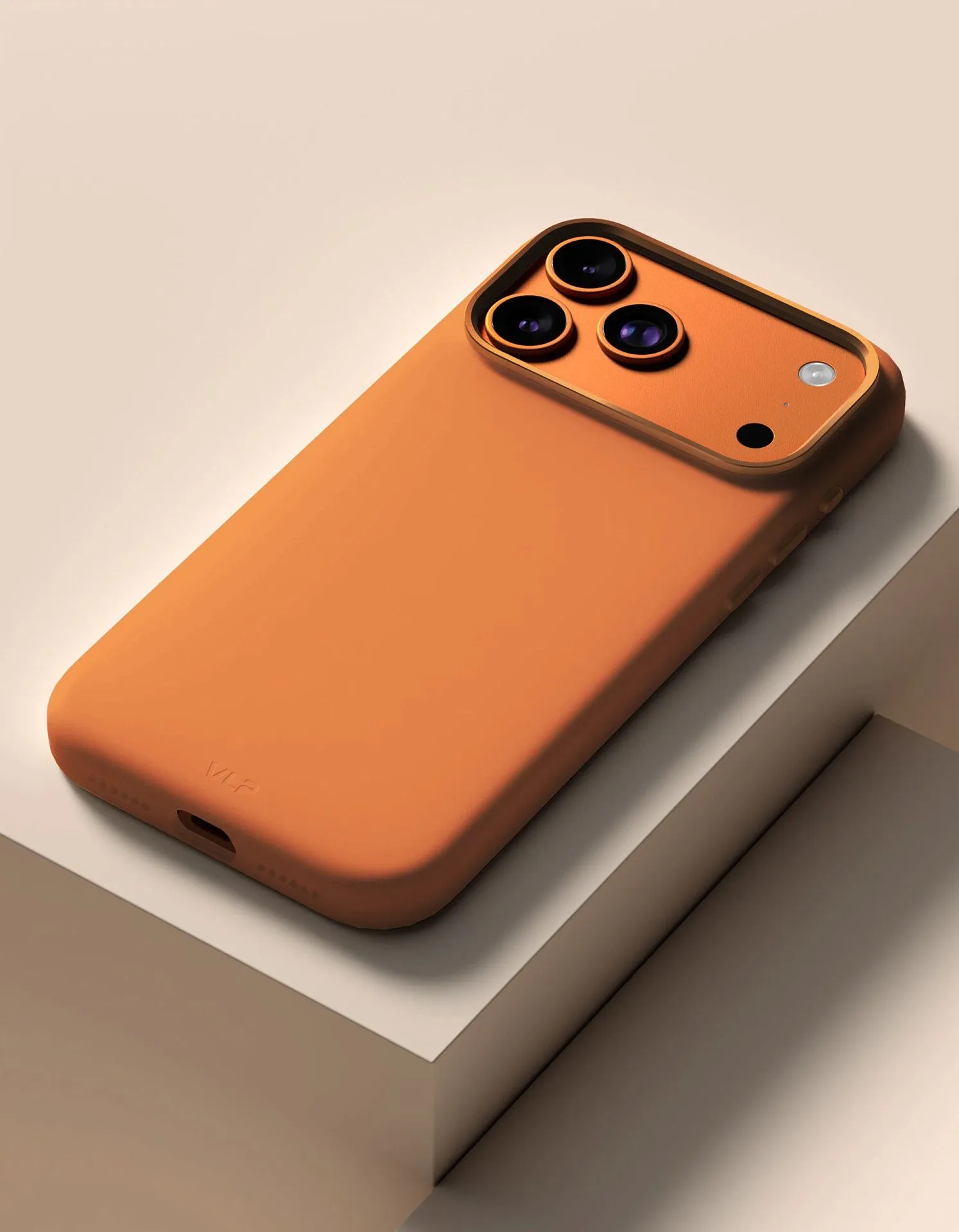Чехол защитный VLP Aster Pro Case с MagSafe для iPhone 17 Pro Max, оранжевыйphoto1