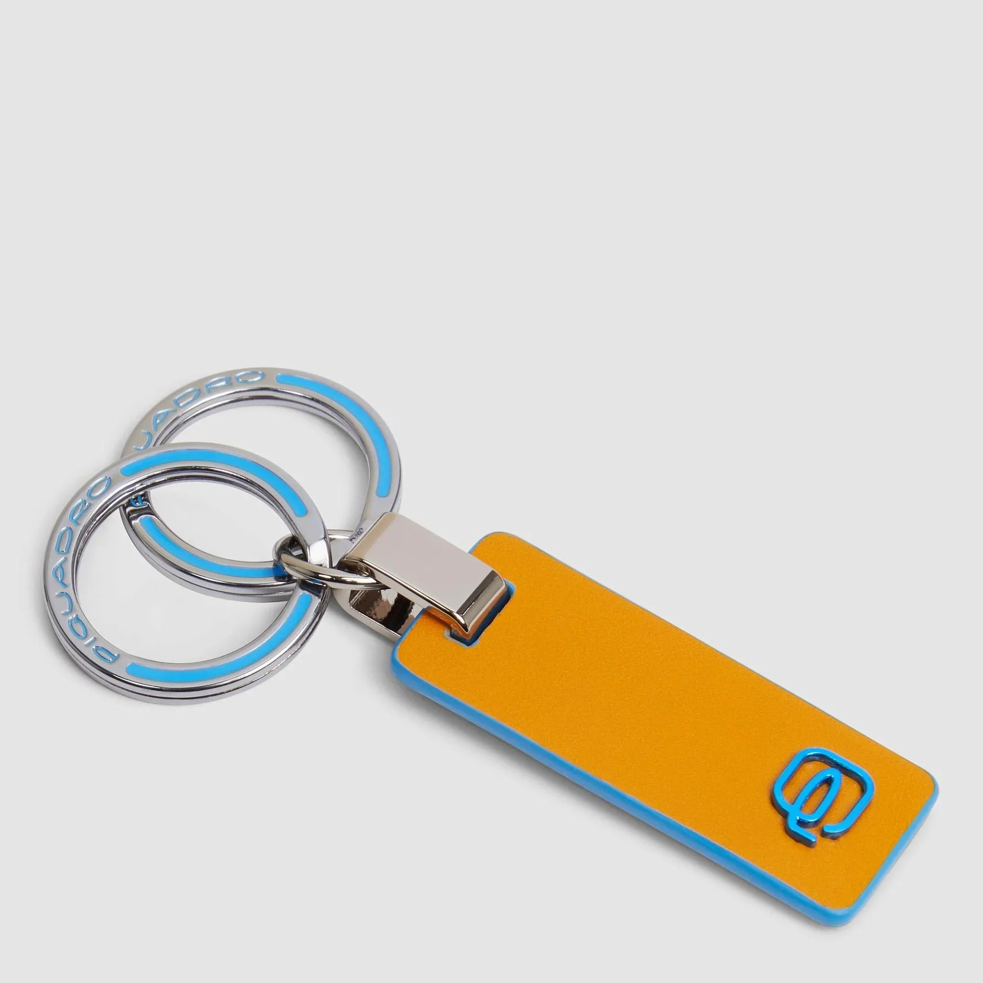 Кожаный брелок для ключей с двумя кольцами Piquadro PC3755B2/G, жёлтыйphoto2